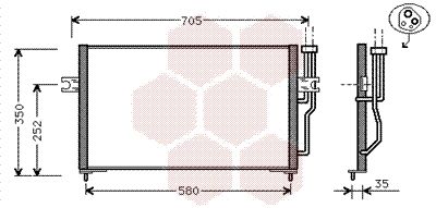 VAN WEZEL Kondensaator,kliimaseade 59005086